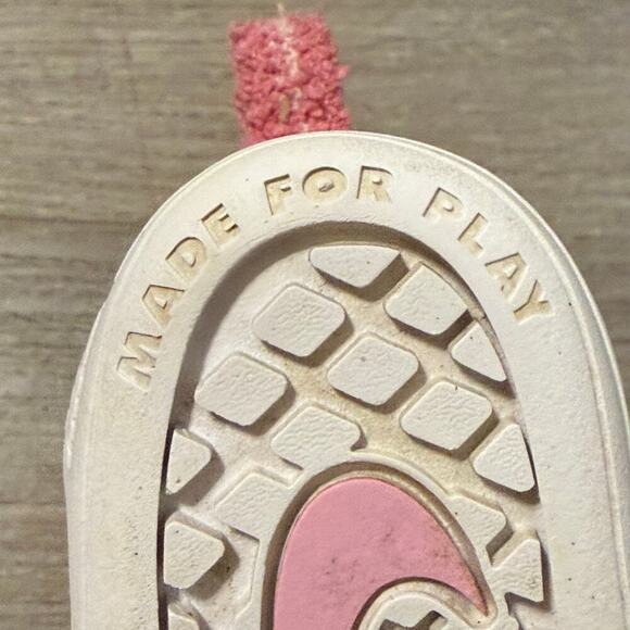 Nike Toddler Pink Furry hook and loop Sneakers Size 7C Made For Play Shoes - Picture 10 of 10